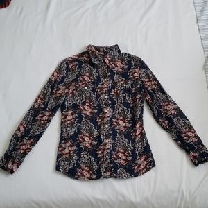 Lucky Brand Floral Button Up